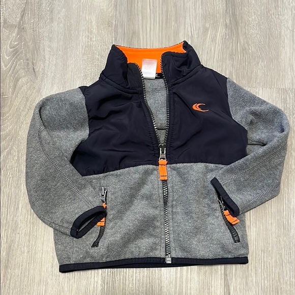4 for $20 Gray and Black Jacket with Orange Accents - Picture 1 of 1